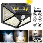 100 LED Solar Lamp