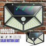 100 LED Solar Lamp