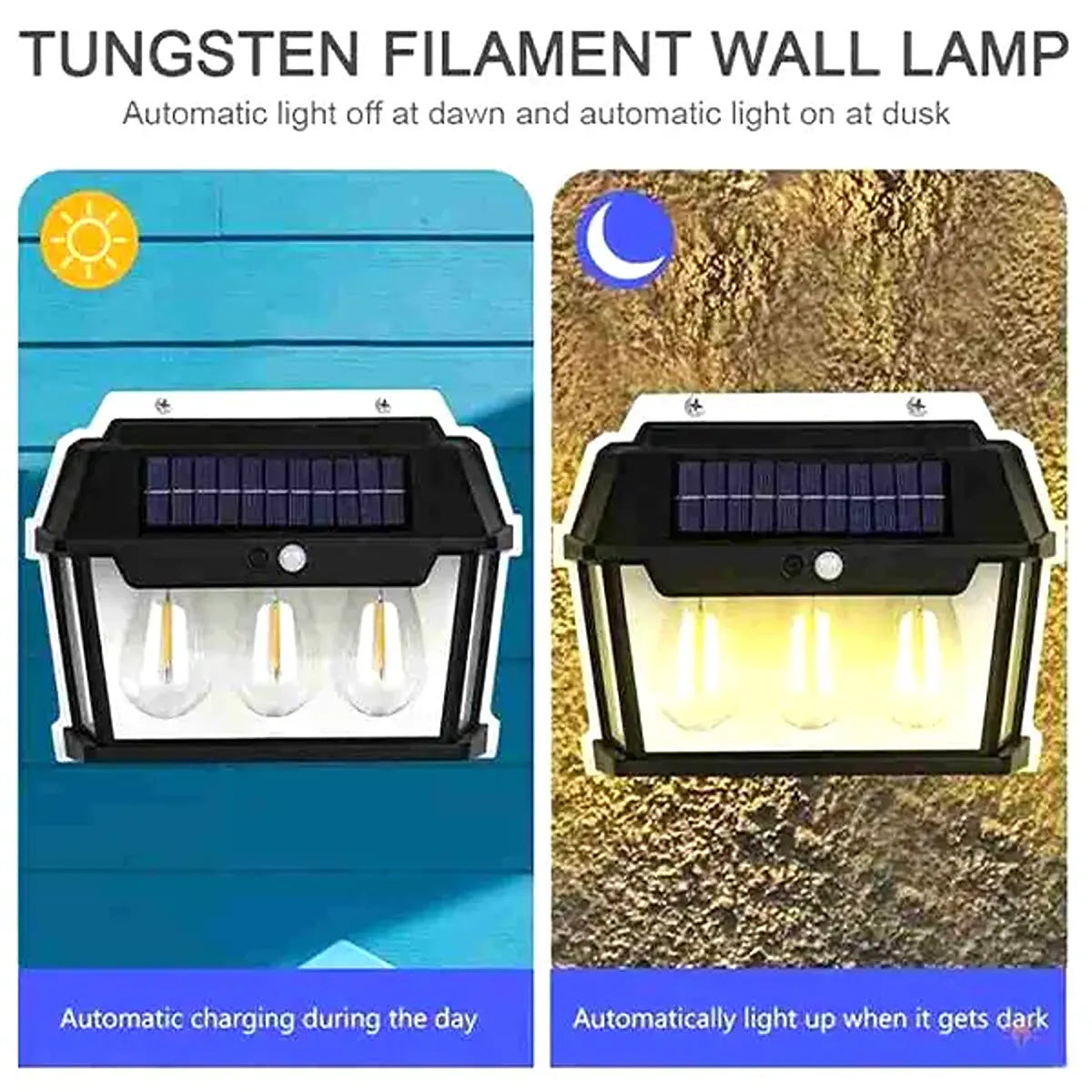 3 LED Bulb Solar Lamp