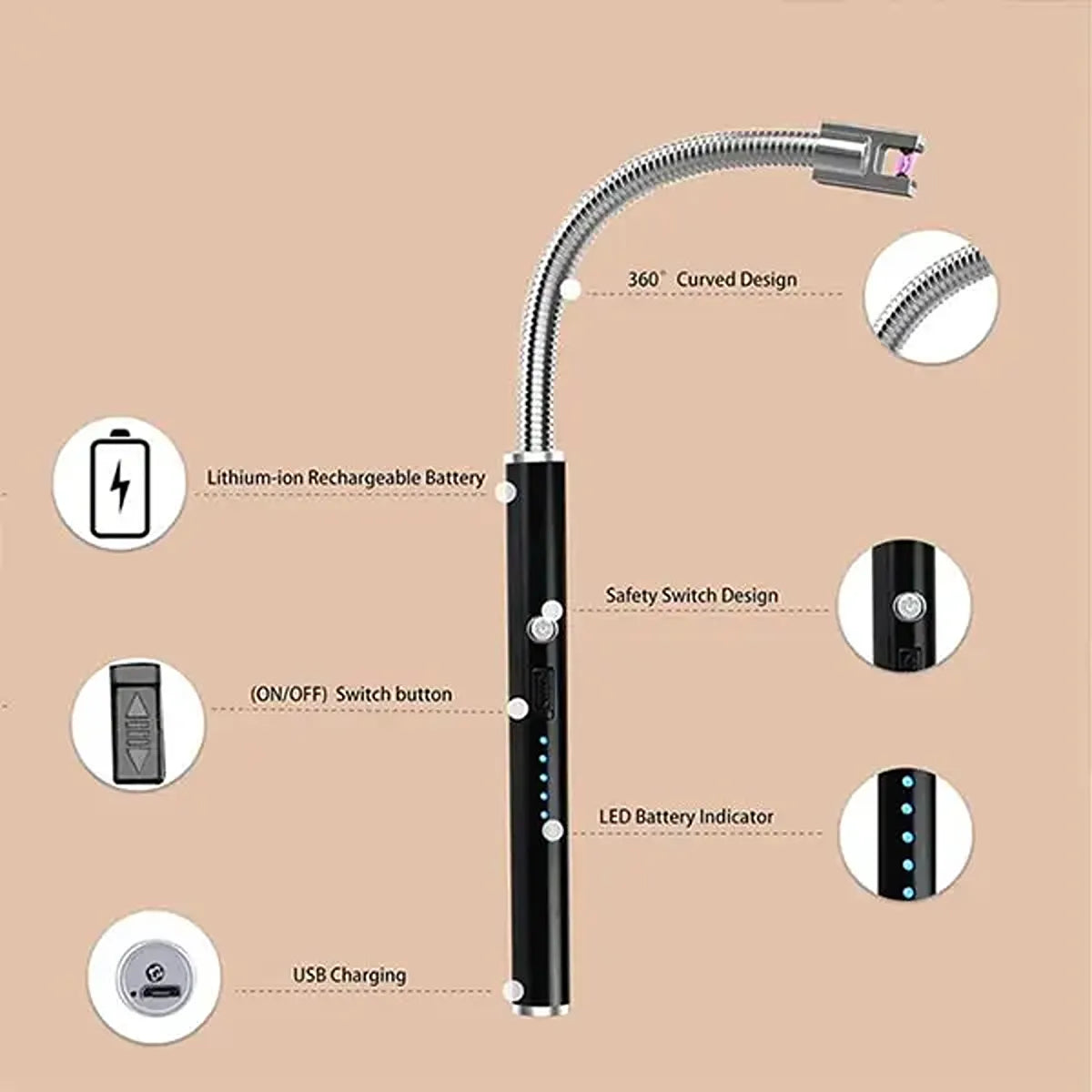BBQ Arc Lighter Rechargeable