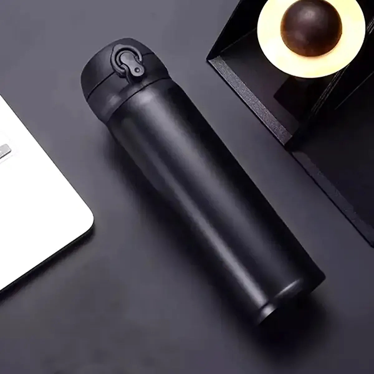 Black Vacuum Flask Water Bottle