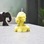 Blind Folded Lady Candle