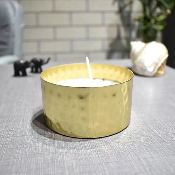 Brass Bowl Candle