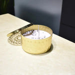 Brass Bowl Candle