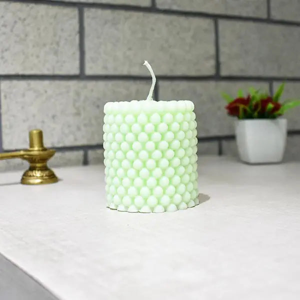 Bubble Pillar Candle