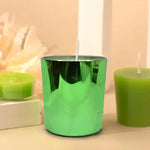 Green Glass Jar Candle