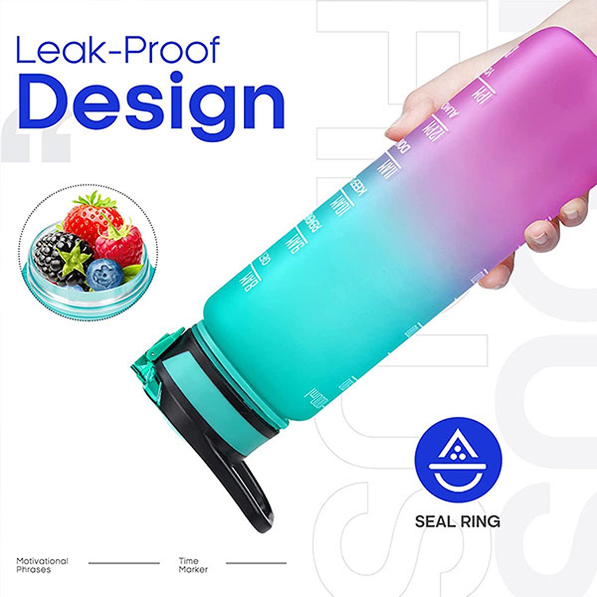 Gym Multicolor Water Bottle