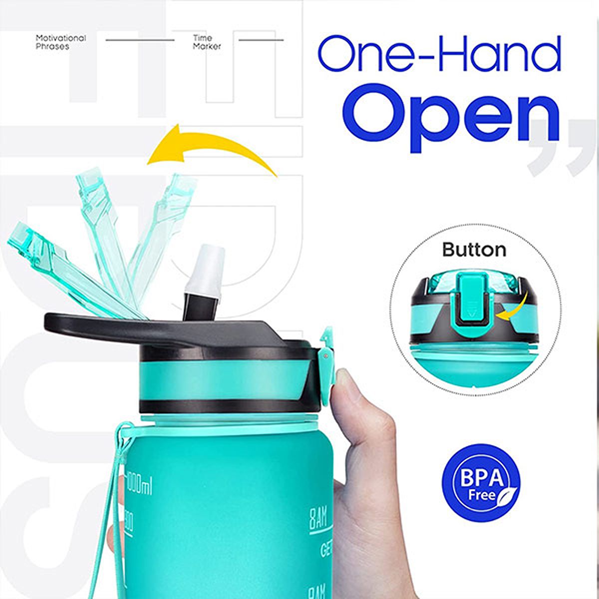 Gym Multicolor Water Bottle