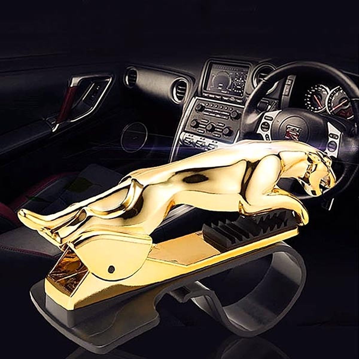 Jaguar Car Dashboard Phone Holder