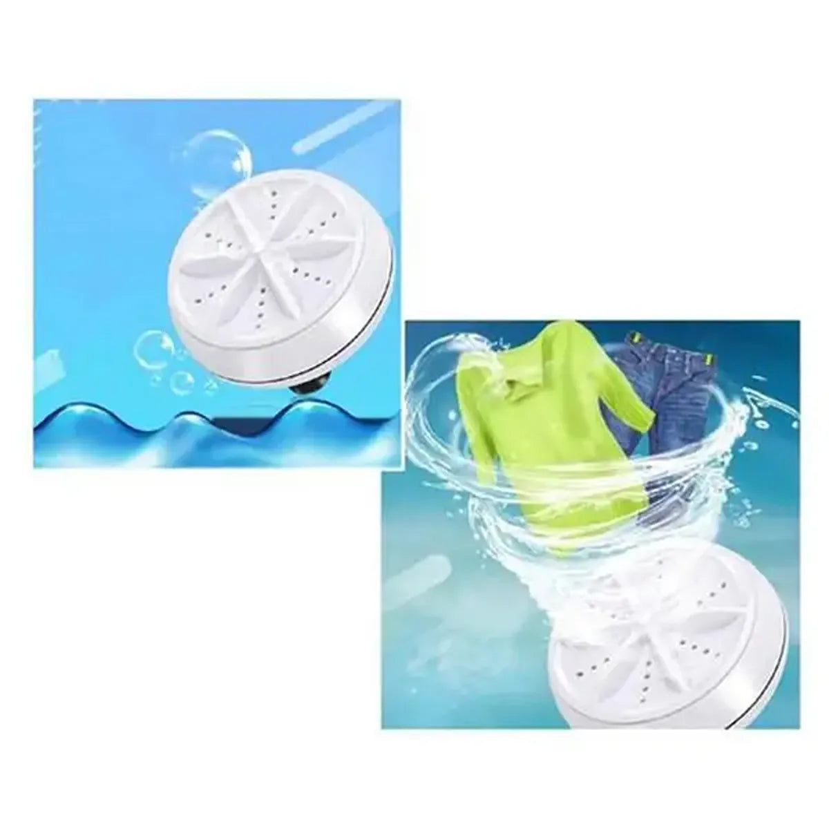 Mini USB Turbine Washing Machine
