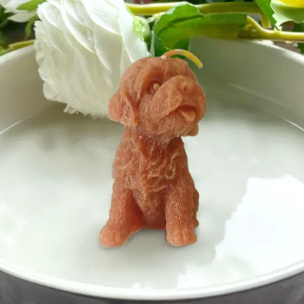 Puppy Shaped Candle