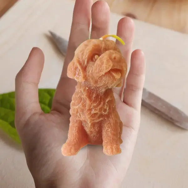 Puppy Shaped Candle