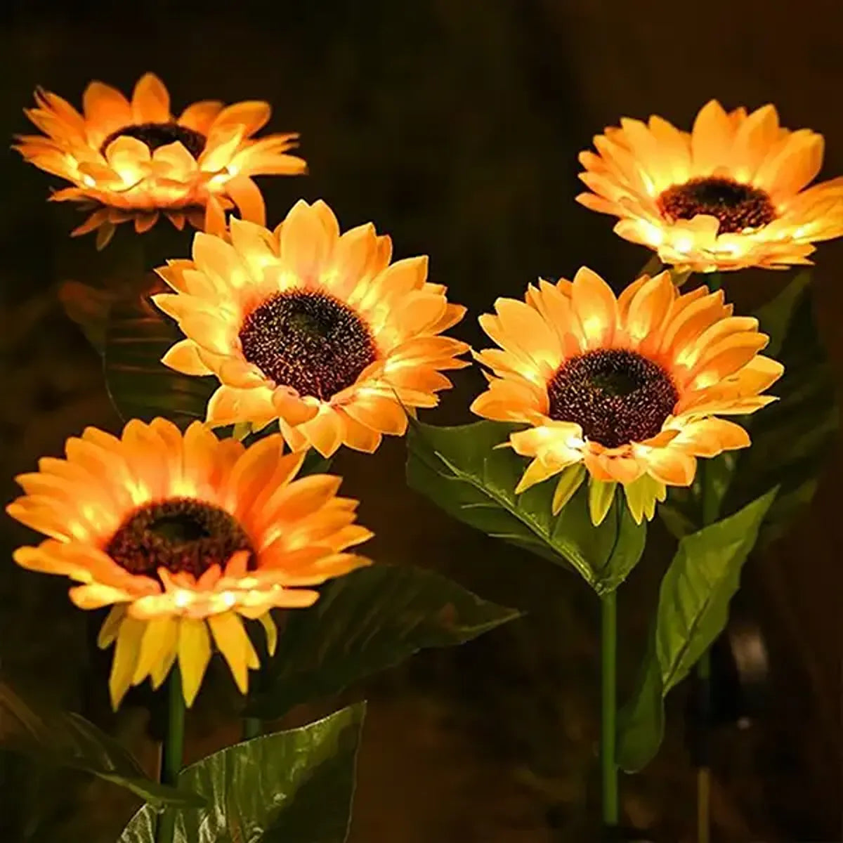 Sunflower Solar Lights