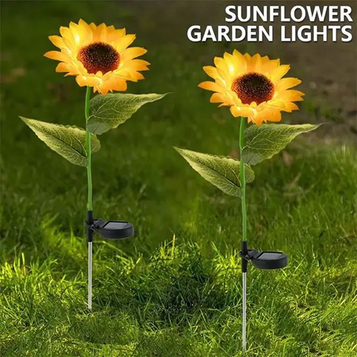 Sunflower Solar Lights