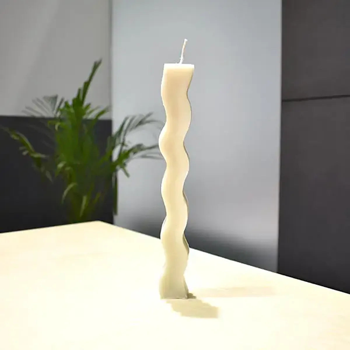 Wave Pillar Candle