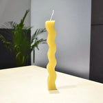 Wave Pillar Candle