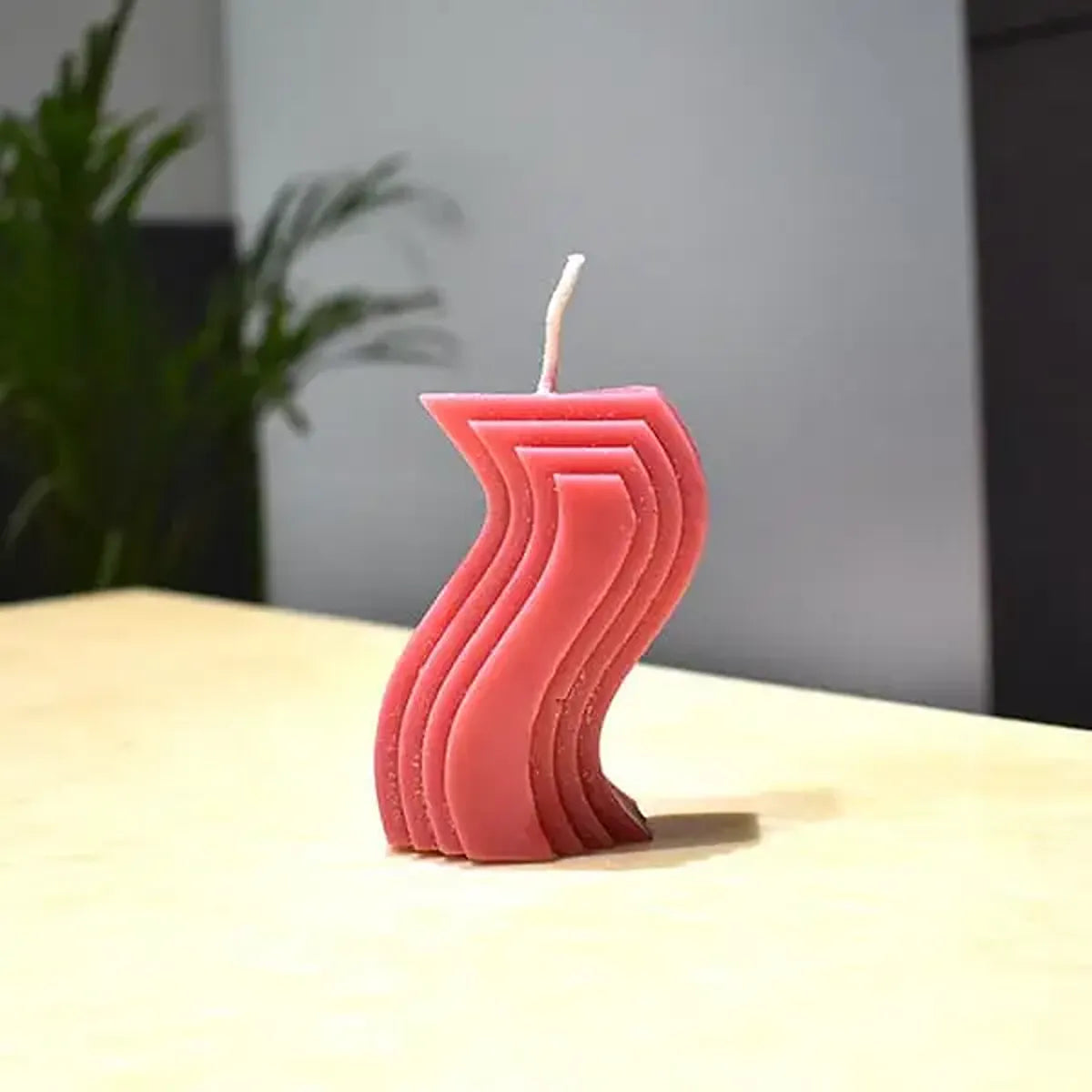 Wave Shape Candle