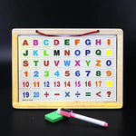 White & Black Board with Magnetic Alphabets & Nos.
