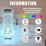 Rose Diamond Table Lamp